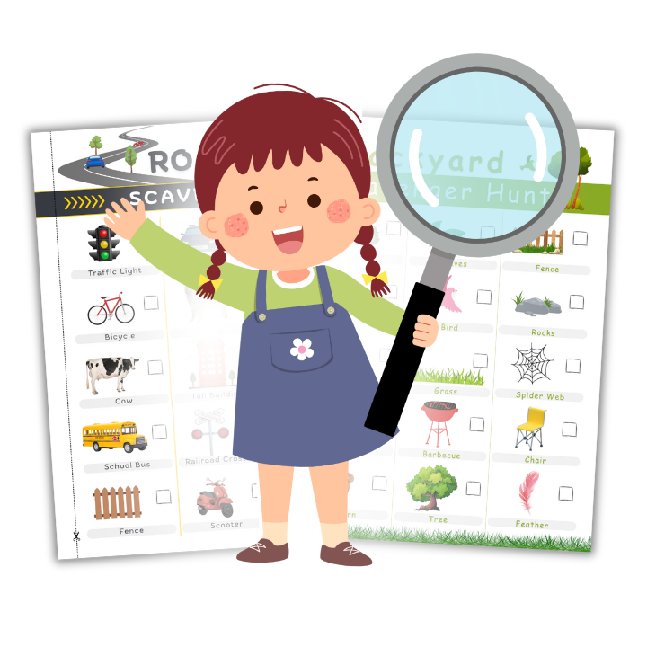 Scavenger Hunt Category Scavenger Hunt Books by Itz for Kidz